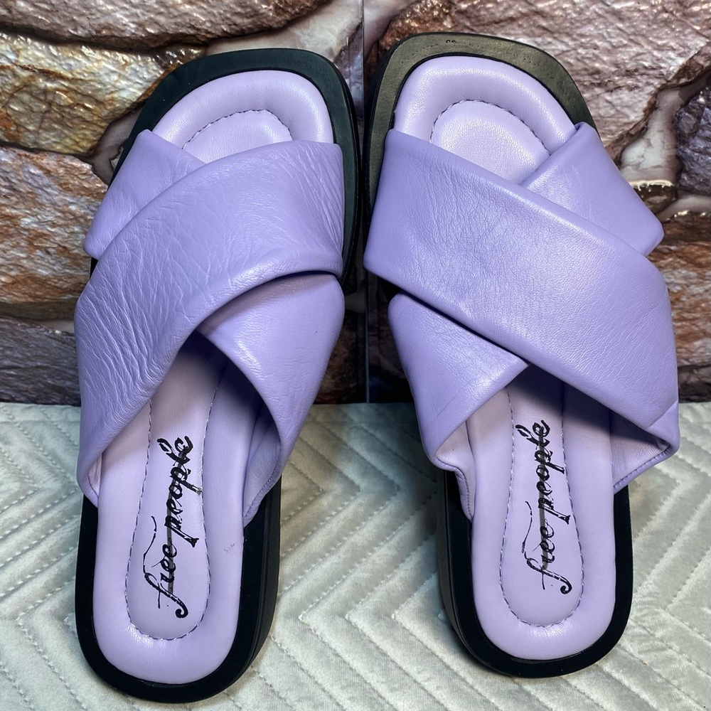 FREE PEOPLE CROSSBAND SANDALS - Picture 3 of 6